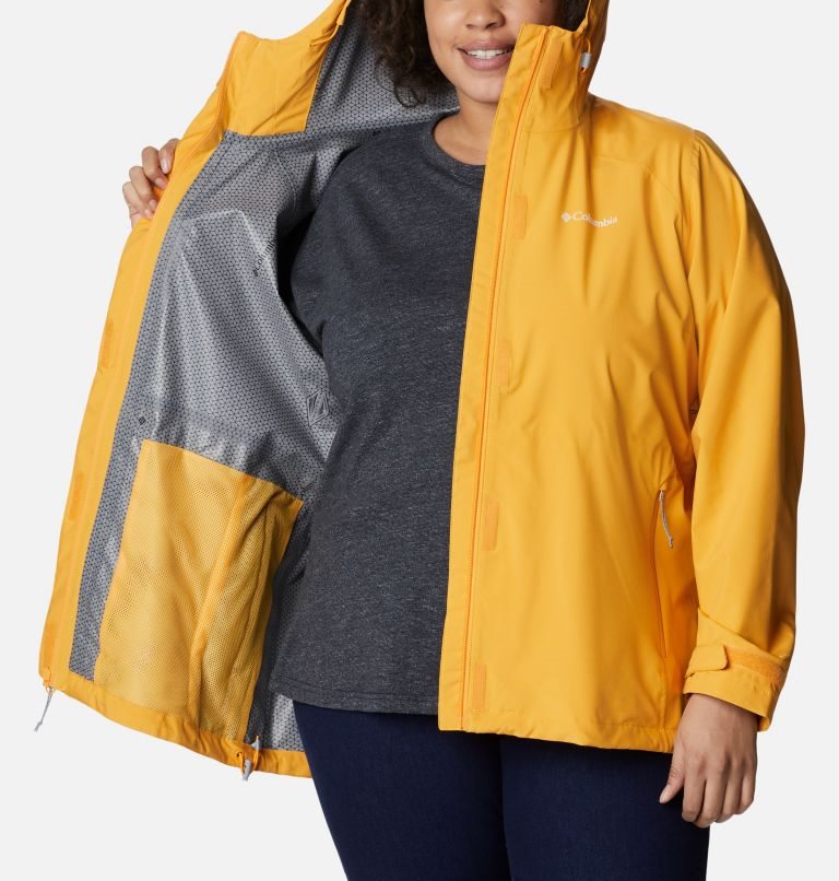 Women's Columbia Earth Explorer Shell Jackets Mango | Plus Size CA-Z36A1